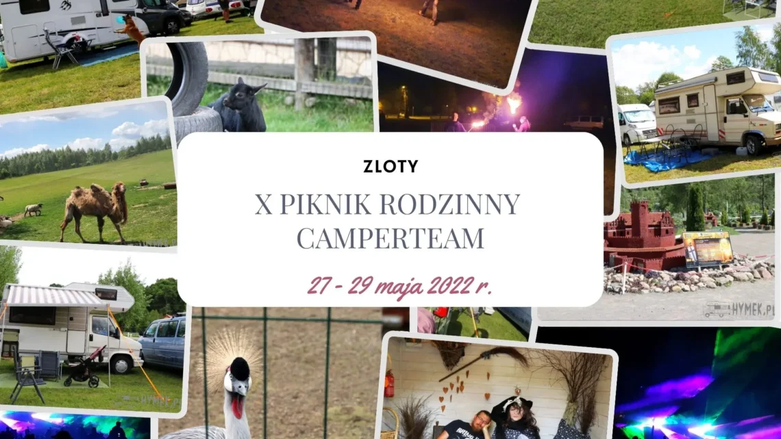 Deszcz, dinozaury i wielbłąd za szybą – nasza relacja z X Piknik Rodzinny CamperTeam w Bałtowie - Hymek.pl