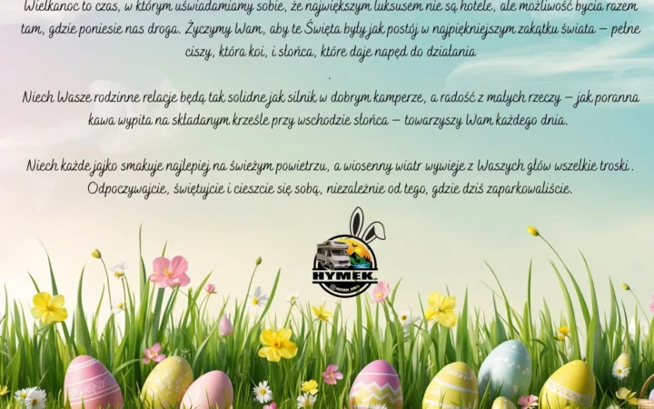 Spokojnych Świąt Wielkanocnych życzy Ekipa z Hymka